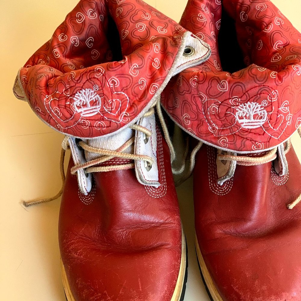 Red and White Timberlands